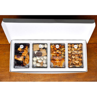 Carton d'expédition avec logo imprimé personnalisé boîte de boulangerie Macaron boîte d'emballage avec compartiments pour pain collations biscuits biscuits