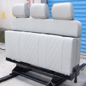 Sofá Cama Plegable de Cuero Transpirable Personalizable al por Mayor, Asiento Cómodo y Ajustable para Autocaravanas, RV y Furgonetas - Product Image 3