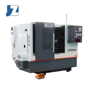 Tốc Độ Cao Độ Chính Xác Cao Tck36a Ngang Duy Nhất Trục Chính Mini <span class=keywords><strong>CNC</strong></span> Máy Tiện Với Tuyến Tính Đường Sắt Hướng Dẫn Và Tự Động Thức Ăn - Product Image 1