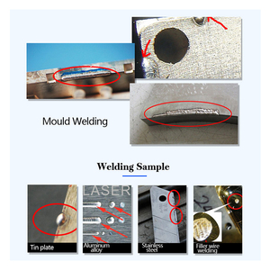 200W 300W 400W 500W 600W Máquina de solda do laser do reparo do molde Soldador do ponto do laser do molde - Product Image 2