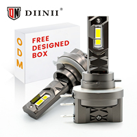 H15 LED DRL Ampoule de phare à faisceau élevé 12000LM Phare de voiture avec 110W Blanc 7035 + 3535 CSP Puce Canbus Sans erreur