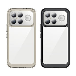 Coque de téléphone en acrylique transparente et colorée, antichoc, livraison rapide, pour Redmi K90 Pro Max - Product Image 5