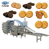 Machine de formage de biscuits à rouleaux rotatifs pour biscuits salés animaux et galettes de pêche, avec petit presseur