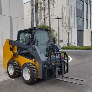 Высокоэффективный мини-погрузчик с бортовыми ходами, гусеничный погрузчик, используемый для ферм и производственных предприятий - Product Image 3