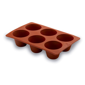 Stampo per flan Pastryflex a 6 cavità in silicone antiaderente per dolci - Product Image 1