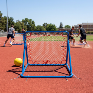 Buts <span class=keywords><strong>de</strong></span> football portables et pliables, filet <span class=keywords><strong>de</strong></span> <span class=keywords><strong>but</strong></span> <span class=keywords><strong>de</strong></span> football, <span class=keywords><strong>cage</strong></span> <span class=keywords><strong>de</strong></span> frappe, filet d'entraînement multifonction pour le football, le baseball, le basketball - Product Image 3