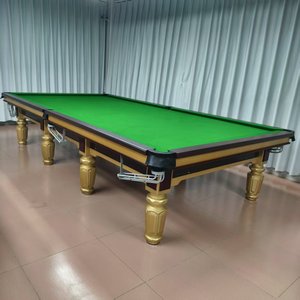 Mesa de Billar de Madera Maciza de Lujo con Piedra Azul, Mesa de Snooker China - Exclusiva Mesa de Billar Heyball de Madera Maciza, Mesa de Billar de Madera Maciza S - Product Image 1