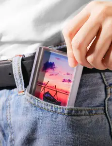 Bingkai Gambar Mini Polaroid Instax, Akrilik Bening, Blok Bingkai Foto Film Fujifilm
