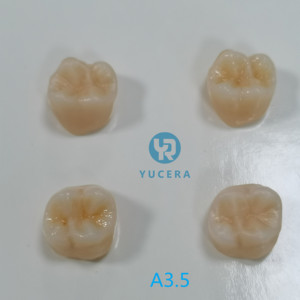 Yucera dentiera denti multistrato SHT Pre ombreggiato <span class=keywords><strong>Zirconia</strong></span> blocco 95mm per camma <span class=keywords><strong>Cad</strong></span> dentale - Product Image 2