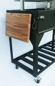 Nuevo Diseño de Barbacoa de Carbón Vegetal Estilo Santa María Argentino, con Capacidad para 5 Personas, de Acero Inoxidable con Recubrimiento en Polvo - Product Image 4