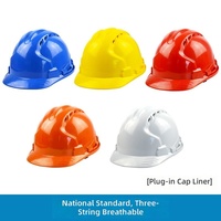 Casque de sécurité épaissi conforme aux normes nationales pour les électriciens et les mineurs sur les chantiers de construction - Impression de logo personnalisée sans points de suspension