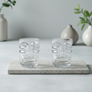 Vaso de whisky de lujo transparente con relieve, mini copa de licor, tequila, cerveza, vino, cóctel, café expreso, estilo Tiki, de Hawái - Product Image 6