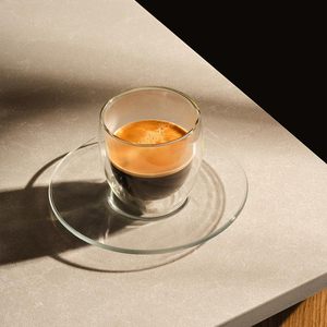 Tasse à café/thé/cappuccino en verre céramique à double paroi isolée thermiquement de 350 ml (12 oz) pour boissons chaudes et froides - Product Image 5