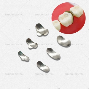 20 pz/pacco di matrice dentale a matrice Tofflemire bande S/M/L matrici sagomate sezionali con blocchi di consumo dentale - Product Image 1