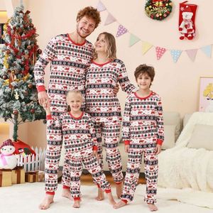 Matching <strong>Pajama</strong> <strong>Sets</strong> Women Men <strong>Kids</strong> Long Sleeve Sleepwear Holiday Lounge <strong>Sets</strong> - Product Image 5