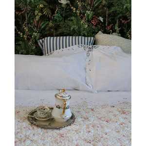 Sábanas Ajustables y Planas para Cama Doble Pietrochianese con Ribete de Encaje Burano - Product Image 2