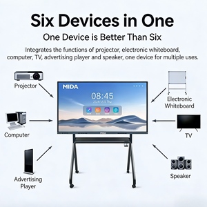 MIDA 55/65/75/85/98/100/110 Inch Smart <strong>Board</strong> All in One Interactive Smart <strong>Boards</strong> Education Electronic Whiteboard for Classroom - Product Image 1