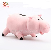Noël Animal En Peluche Moelleux Chubby Rond carré Cochon En Gros Danse Chantant Mignon Graisse Noir En Peluche Cochon En Peluche Jouet