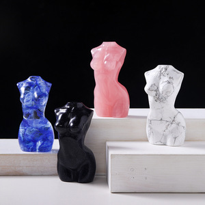 Maniquí de cuarzo tallado a mano para mujer, 4cm, 1,57 pulgadas, Cuerpo Femenino - Product Image 2