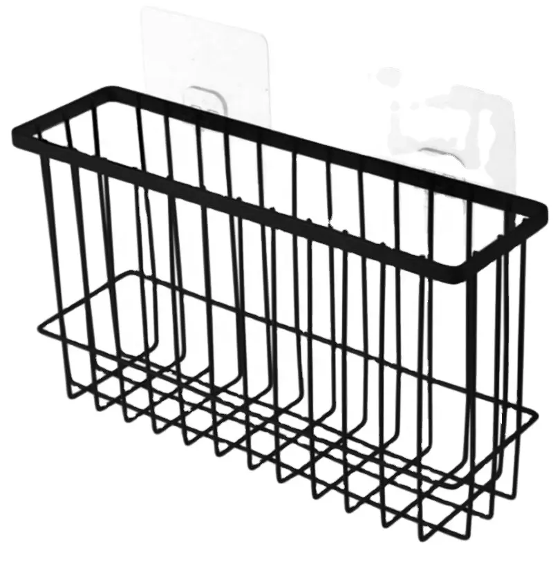 Kitchen Storage free punch wrought iron rack household shelf storage Wall Shelf Rangement Cuisine