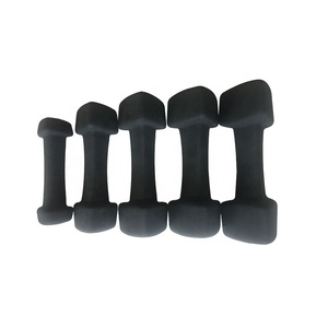 Home Exercise Buy Cheap <strong>Small</strong> <strong>Weights</strong> Black Neoprene Coated Dumbbell Set for Sale - Product Image 4