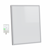 Thermostat à écran LCD certifié ERP avec protection contre la surchauffe, chauffage infrarouge lointain en cristal de carbone, autoportant, télécommande