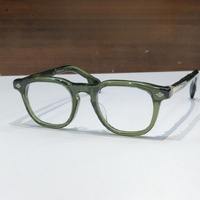 Gafas Ópticas de Diseño de Alta Calidad para Hombre y Mujer, Estilo Punk CHIRP CHIRP TALLA 50-22, Monturas de Acetato y Titanio de Lujo para Negocios