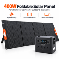 Panneau Solaire Portable Pliable 400W Monocristallin ETFE à Haute Efficacité 23% MC4 pour Camping, VR, Centrale Électrique – Vente Directe Usine, OEM, ODM