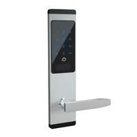 Acier inoxydable SS304 matériel appartement hôtel maison carte numérique clé serrure de porte travail avec G2 passerelle TThotel TTlock encodeur