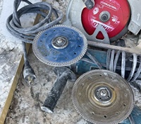 JDK alat berlian 6 inci Turbo berlian, pisau gergaji pemotong kering untuk granit 150mm piringan