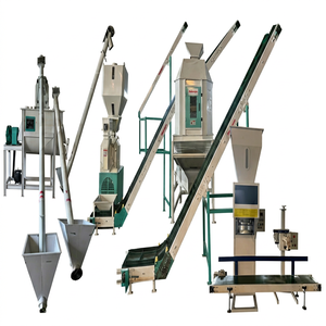 Usine de production de granulés d'aliments pour poissons et crevettes 180-200 kg/h avec contrôle PLC, réduit de 55 % le travail manuel pour les fermes aquacoles - Product Image 1