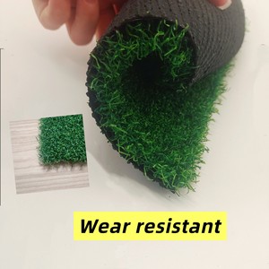 Tapis de gazon synthétique haute densité 12mm gazon artificiel en plastique souple écologique et ignifuge/<span class=keywords><strong>Gateball</strong></span> et hockey sur gazon - Product Image 4