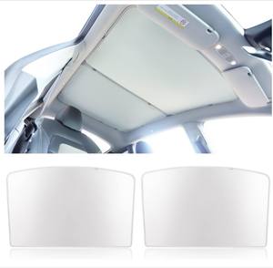 Vente en gros d'accessoires d'intérieur de voiture pare-soleil de toit ouvrant rétractable pliable pour <span class=keywords><strong>Tesla</strong></span> Model 3/y 2021 <span class=keywords><strong>2022</strong></span> 2023 pare-soleil de toit - Product Image 1