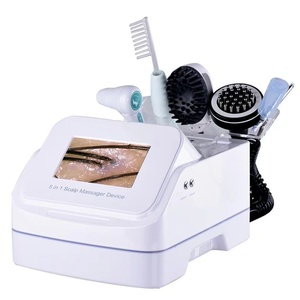 Cross-border Scalp Therapy Device Medication Applicator Hair Follicle Detection Electrotherapy Atomizing Massage Comb 5-in-1 - Product Image 5