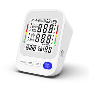 Monitor de Pressão Arterial Elétrico para Uso Doméstico com Braçadeira Grande e Função de Relatório por Voz - Product Image 1