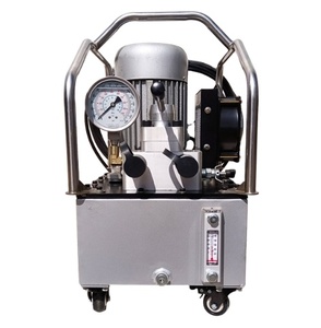 PED206M-13L Portable Double-Acting Hydraulic <b>Pump</b> 700 Bar 110v/220v <b>Small</b> Oil Manual Reversing High-pressure Hydraulic High-pres - Product Image 1