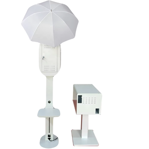 Cabina de <span class=keywords><strong>Fotos</strong></span> Portátil Ovalada para iPad con Anillo de Luz RGB para Bodas / Fiestas / Eventos, Cabina de <span class=keywords><strong>Fotos</strong></span> de Autoservicio - Product Image 2