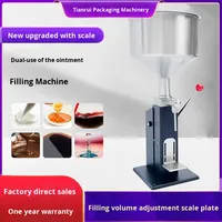 Machine de remplissage manuelle à cadran gradué améliorée A03 pour le miel, l'huile comestible, les cosmétiques avec 1 an de garantie et distribution quantitative