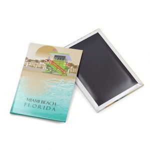 Professional Factory Refrigerator Customized Images Miami Beach Souvenir Gift Tin <b>Fridge</b> Magnet - Product Image 3