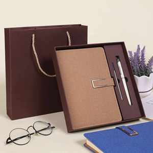 Personalized PU Leather Pen & <b>Notebook</b> Gift <b>Set</b> with Digital Printing-Business Style Corporate Gifts for Employees & Clients - Product Image 2