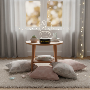 <span class=keywords><strong>Veilleuse</strong></span> LED en acrylique mini mignonne et moderne <span class=keywords><strong>Hello</strong></span> <span class=keywords><strong>Kitty</strong></span> pour chambre à coucher - Product Image 3