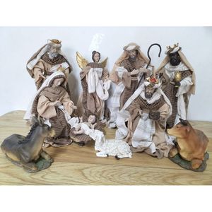 Full <b>Set</b> of Jesus <b>Nativity</b> Exquisite Home Decorations Handmade Small Souvenirs Sculpture WS1025-BHL07753-3AW Manualidades Craft - Product Image 5