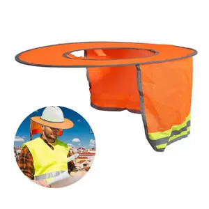 ANT5 Neck Flap Helmet Sun Shade With Plastic Brim safety hard hat safety neck shield