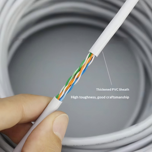 Cabo de Rede Ethernet Interno Kneysum Cat5E CCA Cinza Trançado 305M 1000FT UTP FTP SFTP - Product Image 2