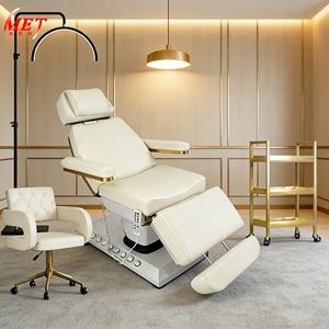Equipo <span class=keywords><strong>de</strong></span> Belleza Moderno Meientai, Cama <span class=keywords><strong>de</strong></span> Spa Facial Eléctrica <span class=keywords><strong>de</strong></span> 4 Motores con Base Dorada, Cama <span class=keywords><strong>de</strong></span> Spa Facial en Venta, Salón Dorado Moderno - Product Image 5
