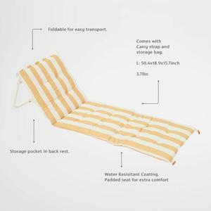 Alfombrilla de Piso Portátil Acolchada de <span class=keywords><strong>Lona</strong></span> Premium Personalizable para Australia <span class=keywords><strong>y</strong></span> EE. UU., Sillas de Playa, Asientos para Exteriores <span class=keywords><strong>y</strong></span> Tumbonas para Piscina, Fácil de Transportar - Product Image 3