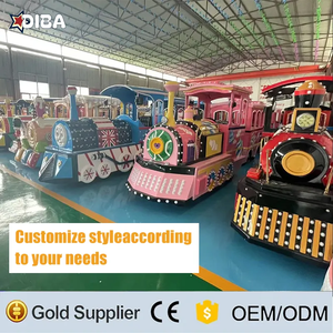 قطار كهربائي للأطفال والكبار بتصميم ملاهي عيد الميلاد من الصين - Product Image 6