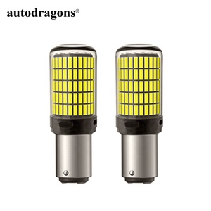 Ampoules LED Autodragons 7443 rouges pour feux de freinage, super lumineuses, 3014 144SMD 7440 7444 T20, pour feux stop, feux arrière, feux de freinage et clignotants - Product Image 4