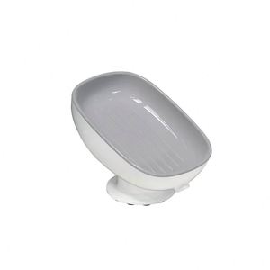 Modern Super Suction Cup Soap Dish PS Material Bathroom and Kitchen Supplies Drain <b>Water</b> Bathroom Soap Holder Sponge <b>Container</b> - Product Image 6