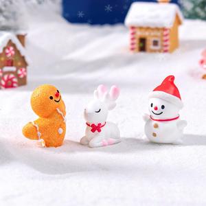 Creative Miniature Christmas Gingerbread Man DIY Decoration Hanging Accessories Desktop <b>Car</b> Small <b>Ornaments</b> - Product Image 3